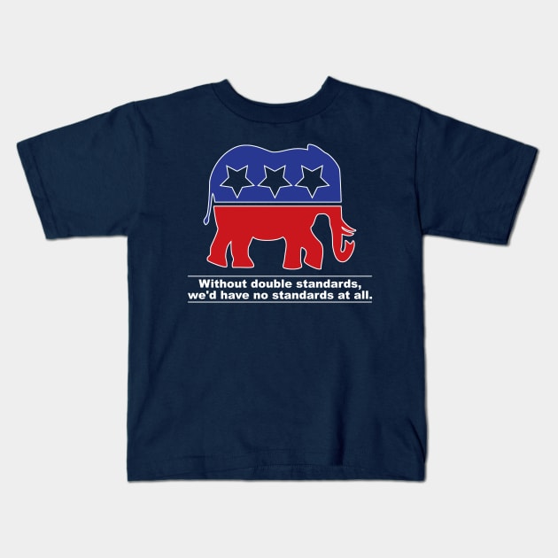 Republican Standards Kids T-Shirt by hellomammoth